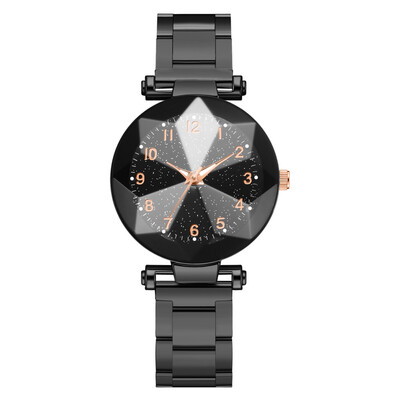 

Simple Women Watches Romantic Digital Starry Sky Dial Ladies Fashion Quartz Wristwatch Alloy Strap Clock Casual Reloj Mujer