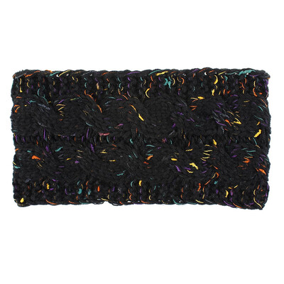 

12 Colors Women Warm Winter Snow Hat Fashion Wool Twist Knitted Turban Headband No Top Wool Hat Headband