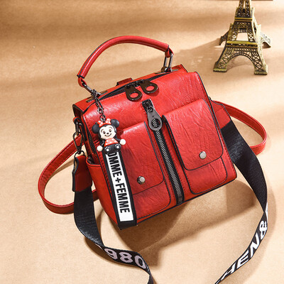 

Multi-use bag female autumn&winter four functional soft skin texture oblique shoulder backpack leisure tide