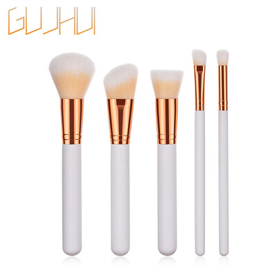 

〖Follure〗5pcs Pro Makeup Brushes Set Foundation Powder Eyeshadow Eyeliner Lip Brush Tool