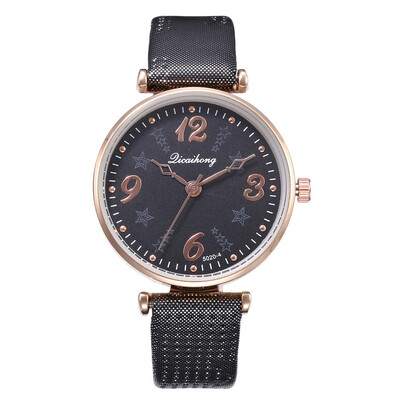

New creative star ladies watch fashion digital set