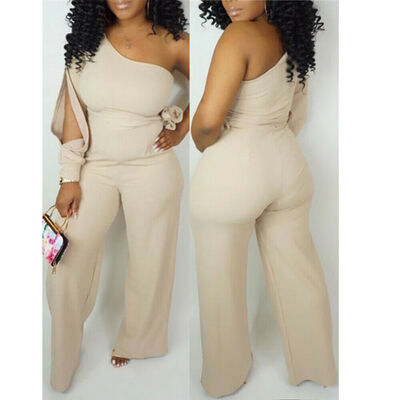 

Women Ladies Wide Leg Clubwear Summer Playsuit Bodycon Party Jumpsuit Romper Trousers Plus Size