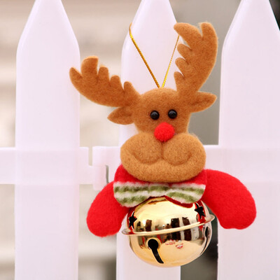 

New Fashion Christmas Decoration Accessories Christmas Tree Doll Bell Old Snowman Christmas Gift Decoration