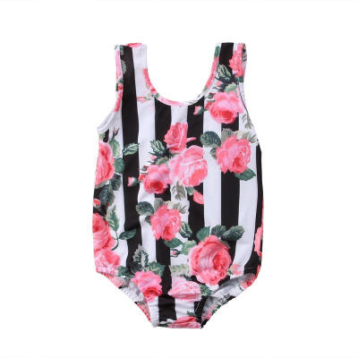 

Toddler Baby Girl Floral Tankini Bikini One Piece Swimwear Swimsuit Bathing Suit Beachwear