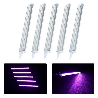 

5-Pack LED Grow Light Strips 5W T5 Tube LED for Plants High Output Integrated Fixture Extendable 24 Inches Grow Lights for Greenho