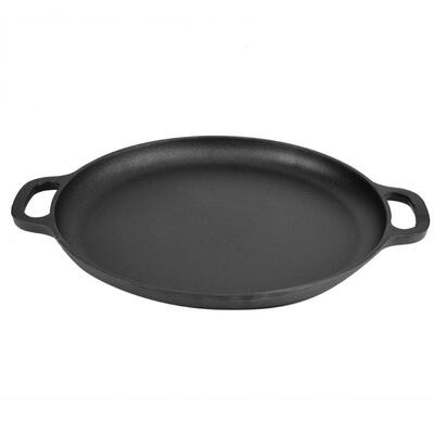 

Greensen Cast Iron Pizza Pan Skillet for Cooking Baking Versatile Kitchen Cookware