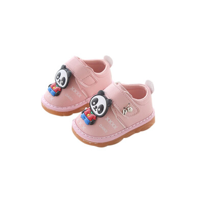 

Toddler Infant Shoes Kids Baby Boys Girls Cartoon Anti-slip Soft Sole Squeaky Sneakers