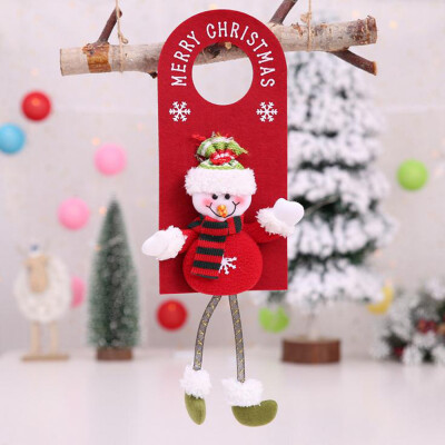 

Gobestart 1PC Christmas Ornament Home Decoration Tree Door Hang Children Gifts Nonwoven