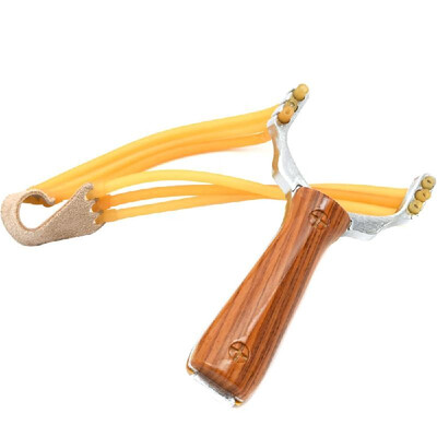 

Powerful Shot Aluminium Alloy Slingshot Bow Catapult Outdoor Hunting