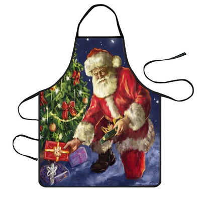 

Siaonvr Christmas Decoration Waterproof Apron Kitchen Aprons Dinner Party Apron