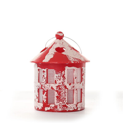 

〖Follure〗LED Light Wood House Cute Christmas Tree Hanging Ornaments Holiday Decoration