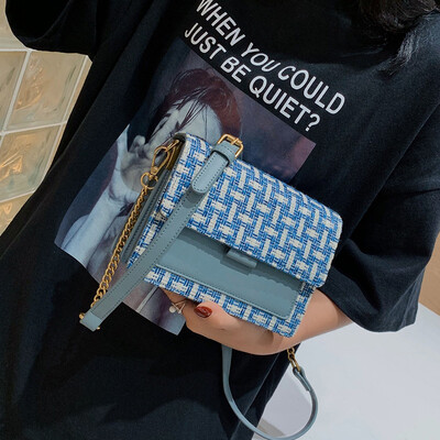 

Womens bag 2019 new wave fashion shoulder bag wild natural gas ins net red packet summer small fresh messenger bag
