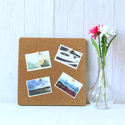 

Kinnet EVA Pin Cork Bulletin Board Decorative Photo Wall Wood Board for Home Office School DIY Cork Board Square-Stripe 1pcs Pack