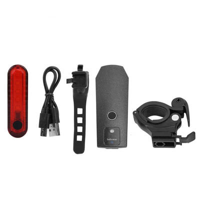 

Greensen Bicycle Front&Rear Light USB Rechargeable Night Riding Warning Intelligent Light Sensor