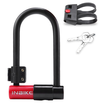 

Bike Lock with 115cm38ft Steel Cable Mounting Bracket Heavy Duty Bicycle U Lock Secure Lock