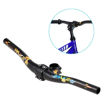 

318mm Bike Handlebar Set Children Bike Handlebar & Stem Parts Set Aluminum Bicycle Riser Bar with Stem Parts Set for Kids Bike