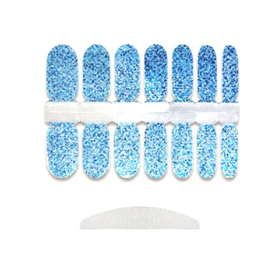 

Glitter Nail Stickers Wrap Cover Full Nail Polish Sticker Self-Adhesive DIY Nail Art Decoration