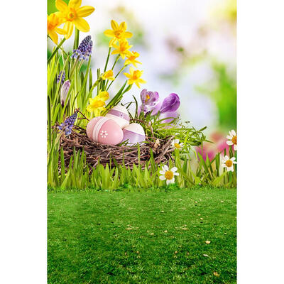 

Easter Theme Digital Printed Photographic Background Cloth Studio Backdrops