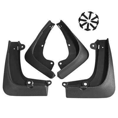 

4Pcs Car Mud Flaps Splash Guard Fender Mudguard For Tesla Model  2019 W Screws