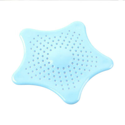 

Kitchen Bathroom Filter Silicone Sink Drain Plug Hair Catcher Star Drain Cap Hair Trap Sink Drain Plug Hair Filter Bathroom Tool