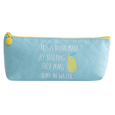 

Fruits Canvas Pencil Case Cute Creative Large-capacity Storage Stationery Bag