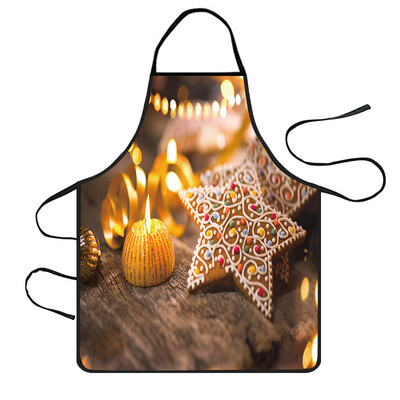 

Tailored Christmas Decoration Waterproof Apron Kitchen Aprons Dinner Party Apron