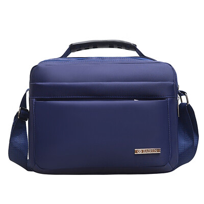 

Mens shoulder bag casual mens large briefcase waterproof cloth business portable messenger bag