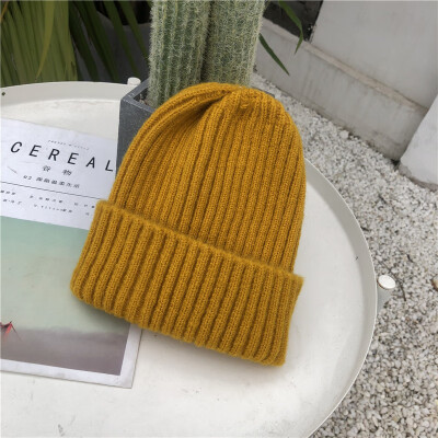 

Hat lady Korean version of wool hat autumn&winter horse hair hat outdoor warm knitted cover student hat wholesale