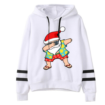 

Tailored Women Christmas Print Hooded Long Sleeves Sweatshirt Hooded Pullover Tops Shirt