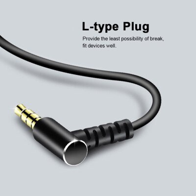 

A5T 35mm Audio Cable Male to Male AUX Line -type 15 Meters Spring-like Wire In-line Control with Mic