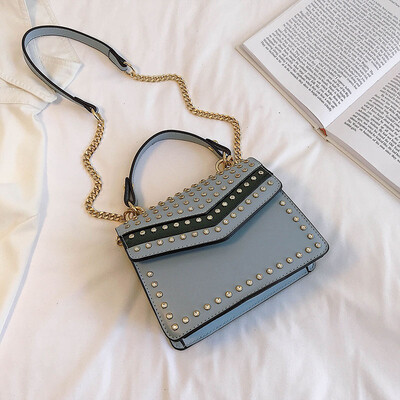 

Elegant Female Tote bag 2019 Fashion New High Quality PU Leather Womens Designer Handbag Diamond Chain Shoulder Messenger bags