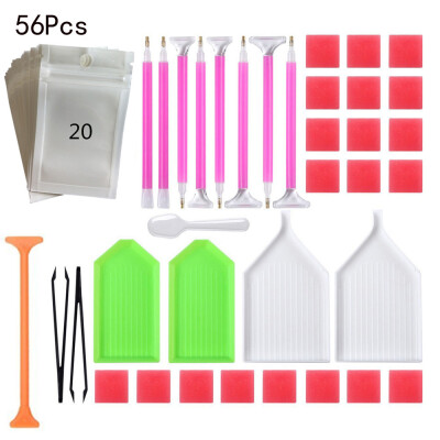 

〖Follure〗56 Pieces Diamond Painting Tools 5D DIY Diamond Painting Accessories Diamond