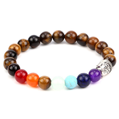 

Fashion Charm Beaded Bracelet Buddha Head Charm Bracelets & Bangle Prayer Stones Jewelry