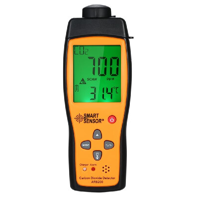 

SMART SENSOR Carbon Dioxide Detector Portable CO2 Meter Gas Tester