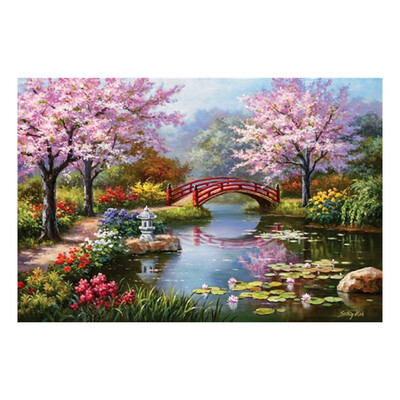 

DIY Diamond Painting Villa Cabin Round Diamond Embroidered Cross Stitch Crystal Diamond Painting 3040