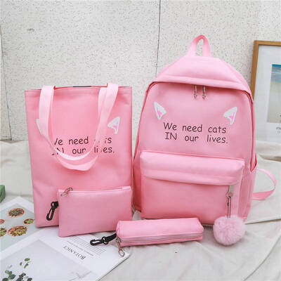 

Junior high school studentsschoolbags female Korean version high school students 3-4-5-6 grade shoulder bags female canvas large