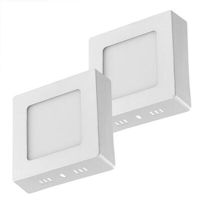 

2pcs 6W Square LED Surface Mounted Ceiling Down Panel Lights Bathroom Lamp