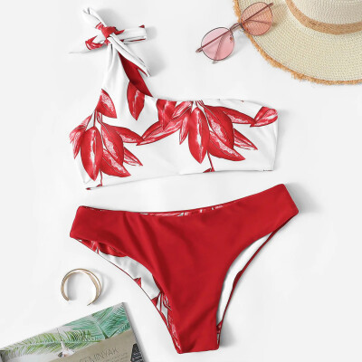 

Roseonmyhand Sexy Women Bikini Set Print Padded Swimwear Bathing Swimsuit Beachwear