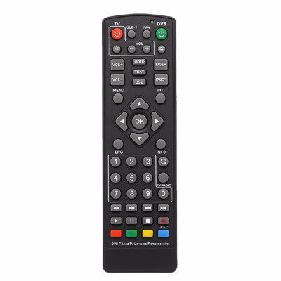 

Universal DVB-T2 Set-Top Box Remote Control Wireless Smart Television STB Controller Replacement for HDTV Smart TV Box Black