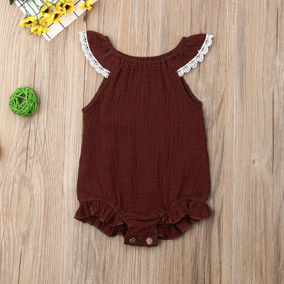 

Cute Infant Baby Girls Romper Bodysuit Babygrow Outfits Summer Clothes 0-24M