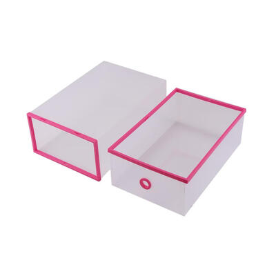 

Stackable Simple Style Clear Plastic Shoe Box Home Storage Boxes Office Organiser DrawerShoe BoxPlastic Shoe Box