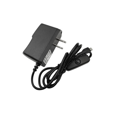 

5V 25A UK Plug Micro USB Charger Power Supply Adapter Charging Cable for Raspberry Pi 3 Portable Plug ONOFF Switch