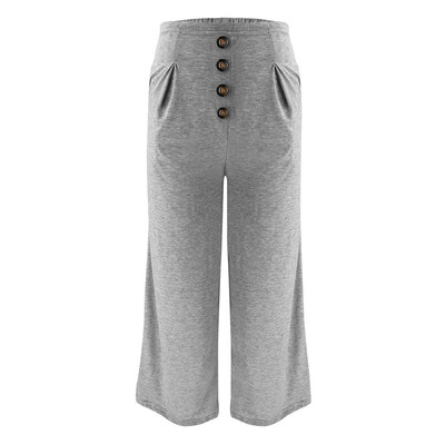 

Women High Waist Harem Pants Palazzo Wide Leg Loose Casual Trousers Plus Size
