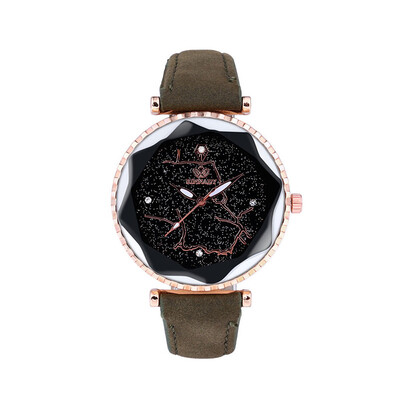 

Starry Sky For Ladies Watch Luxury Women Dress Watches Multicolor Leather Qaurtz Clock Designer Female Wristwatch Orologio 533