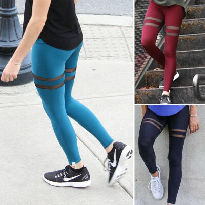 

Women Sports Trouser Yoga Mesh Workout Gym Leggings Fitness Athletic pants