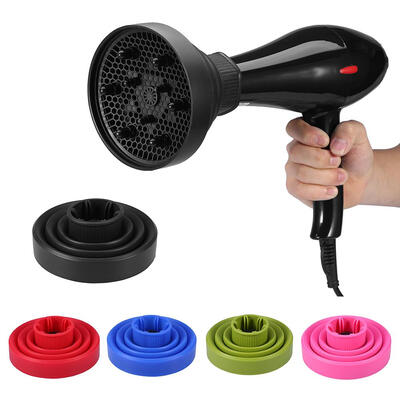 

Hair Dryer Collapsible Diffuser Easy to Pack Hair Diffuser - Salon Quality Hair Maintenance by HairDay Care Professionals