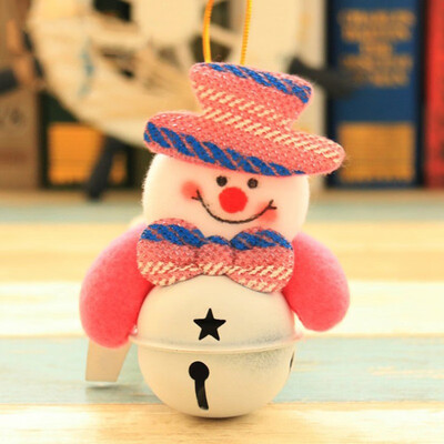 

FUNNYBUNNY 2PCS Christmas Bells Old Man Snow Deer Christmas Day Decor Christmas Tree Decorations Christmas Day Gift Ornaments