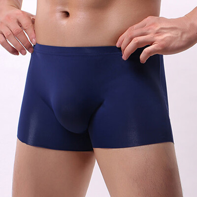 

Mens Underwear Viscose U-Convex Briefs Breathable Underpants Boxer Shorts Trunks
