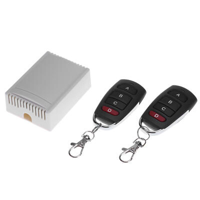 

12V 4CH Relay Wireless Remote Control LED Lamp Switch Transceiver 433MHz