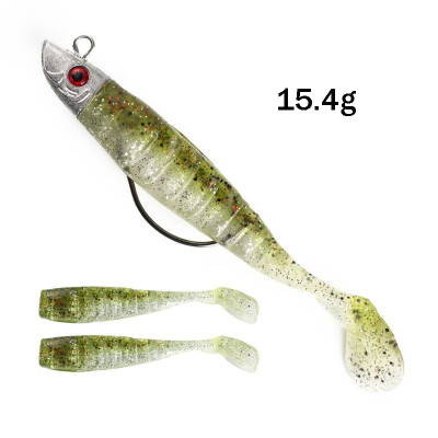 

New Soft Jig Fish Lead Head Fishing Lure 100mm154g 120mm26g Jigging Soft Bait Fishing Tackle For Ice Fishing Saltwater Fresh